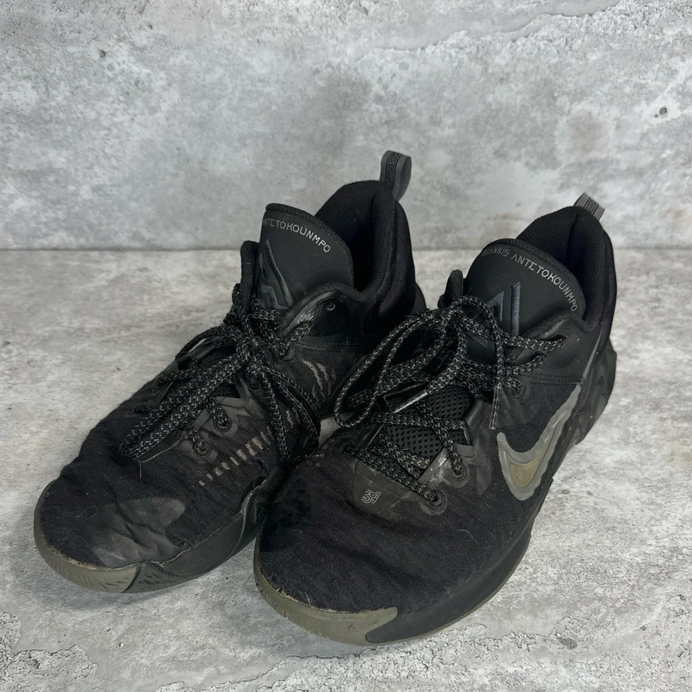 Size 7Y - Nike Giannis Immortality Black Iron Grey Youth‎